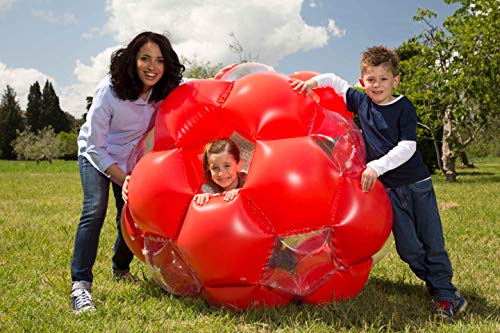 LEXIBOOK Bola Gigante Hinchable, Juego Exterior, soporta hasta 68kg (BG100), Color Rojo LEXIBOOK Bola Gigante Hinchable, Juego Exterior, soporta hasta 68kg (BG100), Color Rojo