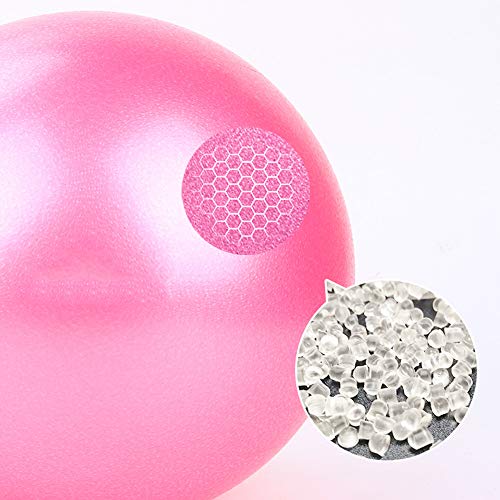 LEZED Mini Bola de Yoga Pilates para Ejercicios de Fitness Balón de tonificación para Fitness, Fitness Pilates Pelota para Entrenamiento y Terapia física (hogar y Gimnasio y Oficina) 25cm 2 Bolas