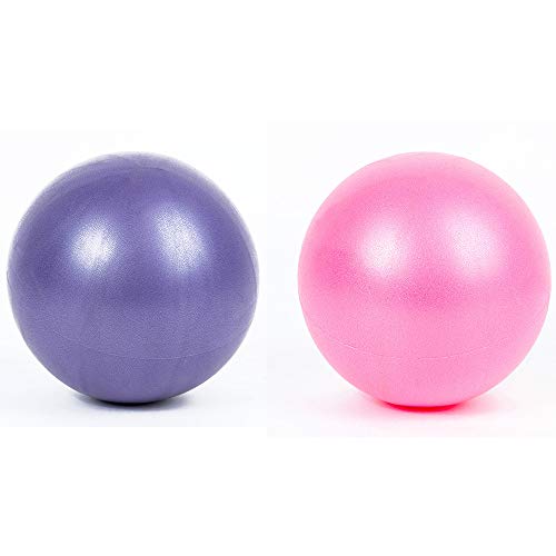 LEZED Mini Bola de Yoga Pilates para Ejercicios de Fitness Balón de tonificación para Fitness, Fitness Pilates Pelota para Entrenamiento y Terapia física (hogar y Gimnasio y Oficina) 25cm 2 Bolas LEZED Mini Bola de Yoga Pilates para Ejercicios de Fitness Balón de tonificación para Fitness, Fitness Pilates Pelota para Entrenamiento y Terapia física (hogar y Gimnasio y Oficina) 25cm 2 Bolas