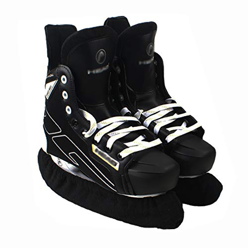 LHKJ Fundas para Cuchillas de Patines Funda Protectora para Hockey sobre Hielo, Patinaje Artístico y Patines de Hielo （1 pcs Negro）