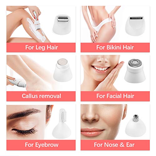 Liaboe afeitadora electrica mujer,depiladora Facial Electrica para Mujer 7 en 1 con tecnología húmeda y seca, cargador USB,adecuado para cara, cejas, pierna, nariz, bikini impermeable. Liaboe afeitadora electrica mujer,depiladora Facial Electrica para Mujer 7 en 1 con tecnología húmeda y seca, cargador USB,adecuado para cara, cejas, pierna, nariz, bikini impermeable.