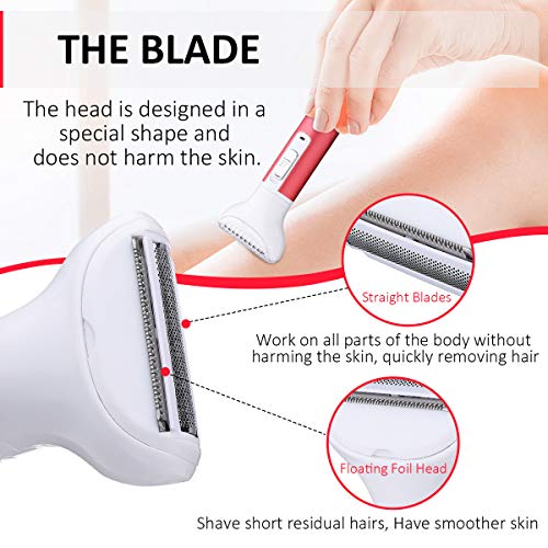 liaboe Depiladora mujer electrica Depiladora Electrica Mujer Facial 5 en 1 Afeitadora con Tecnología Wet y Dry Maquinilla Impermeable para Cara, Cejas, Piernas, Nariz, Bikini con Usb Cargador liaboe Depiladora mujer electrica Depiladora Electrica Mujer Facial 5 en 1 Afeitadora con Tecnología Wet y Dry Maquinilla Impermeable para Cara, Cejas, Piernas, Nariz, Bikini con Usb Cargador