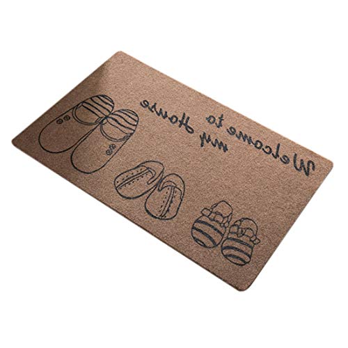 LiangKai Felpudo Entrada de Casa Alfombrillas de Baño con Fondo de TPR Antideslizante Resistente al Desgaste Alfombra para Interior Exterior #8 40 * 60cm LiangKai Felpudo Entrada de Casa Alfombrillas de Baño con Fondo de TPR Antideslizante Resistente al Desgaste Alfombra para Interior Exterior #8 40 * 60cm