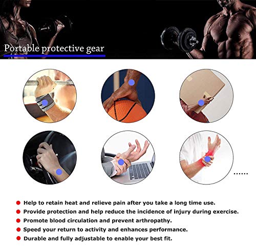 Libershine Muñequeras Deportivas, Muñequeras Gym 2 Piezas Wrist Wraps para Gimnasio Box Uso en Actividades Fitness Weightlifting Deadlifting Calistenia Halterofilia y Musculación Libershine Muñequeras Deportivas, Muñequeras Gym 2 Piezas Wrist Wraps para Gimnasio Box Uso en Actividades Fitness Weightlifting Deadlifting Calistenia Halterofilia y Musculación