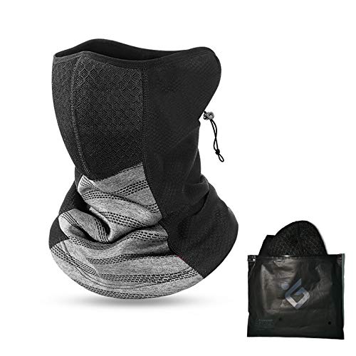 LIBRNTY Unisex Calentador de Cuello,Bragas Cuello Hombre,máscara Caliente para esquí, con Bolsa de Polvo,para Deportiva Bandana Hombre Mujer para Senderismo Correr Aire Libre Pesca