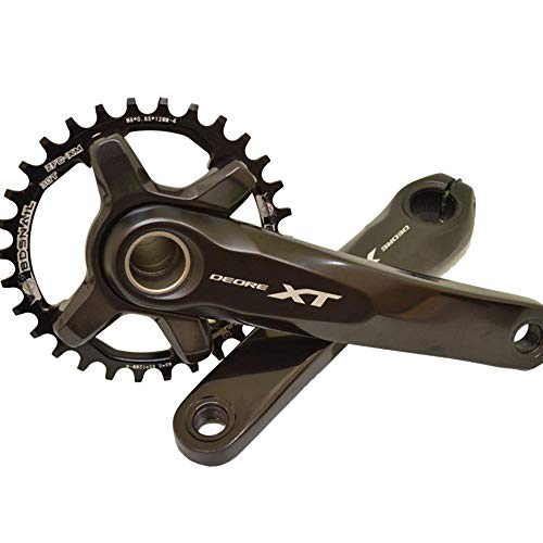 LICHUXIN Cadena de bicicleta, circular y elíptica de una sola velocidad para los anillos de cadena dentados positivos y negativos 96BCD para piezas de reparación de bicicleta de montaña, azul, Oval 36T LICHUXIN Cadena de bicicleta, circular y elíptica de una sola velocidad para los anillos de cadena dentados positivos y negativos 96BCD para piezas de reparación de bicicleta de montaña, azul, Oval 36T
