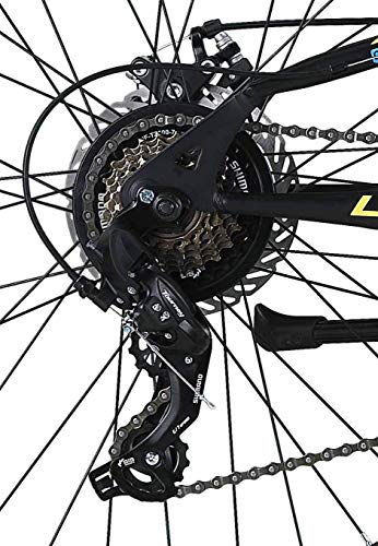 Licorne Bike Strong D - Bicicleta de montaña de 26 pulgadas Fully, freno de disco delantero y trasero, cambio Shimano de 21 marchas, suspensión completa, para jóvenes y hombres Licorne Bike Strong D - Bicicleta de montaña de 26 pulgadas Fully, freno de disco delantero y trasero, cambio Shimano de 21 marchas, suspensión completa, para jóvenes y hombres