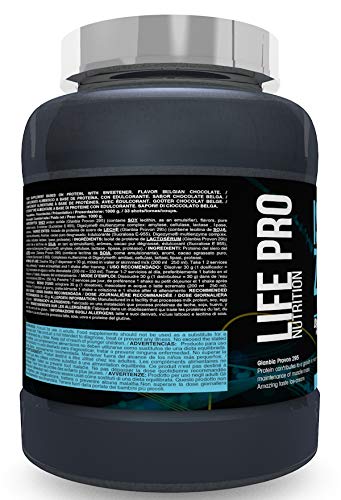 Life Pro Isolate Zero 1Kg | Suplemento Deportivo de Proteína de Suero Aislada, Suplemento Proteísnas para Mejora y Crecimiento del Sistema Muscular, Aumenta Resistencia, Sabor Chocolate Belga