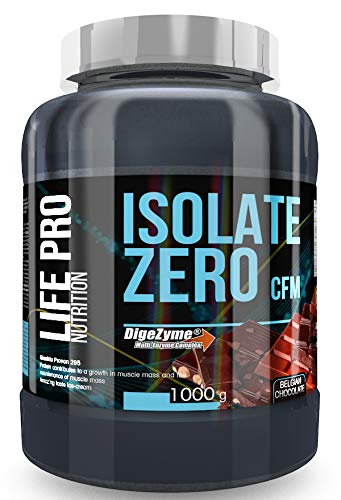 Life Pro Isolate Zero 1Kg | Suplemento Deportivo de Proteína de Suero Aislada, Suplemento Proteísnas para Mejora y Crecimiento del Sistema Muscular, Aumenta Resistencia, Sabor Chocolate Belga Life Pro Isolate Zero 1Kg | Suplemento Deportivo de Proteína de Suero Aislada, Suplemento Proteísnas para Mejora y Crecimiento del Sistema Muscular, Aumenta Resistencia, Sabor Chocolate Belga