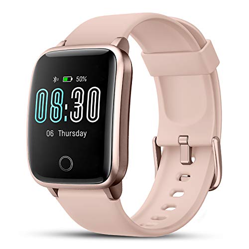 LIFEBEE Smartwatch, Reloj Inteligente Impermeable IP68 con Monitor de Sueño Pulsómetros Cronómetros Contador de Caloría, Pulsera de Actividad Inteligente para Hombre Mujer niños con iOS y Android