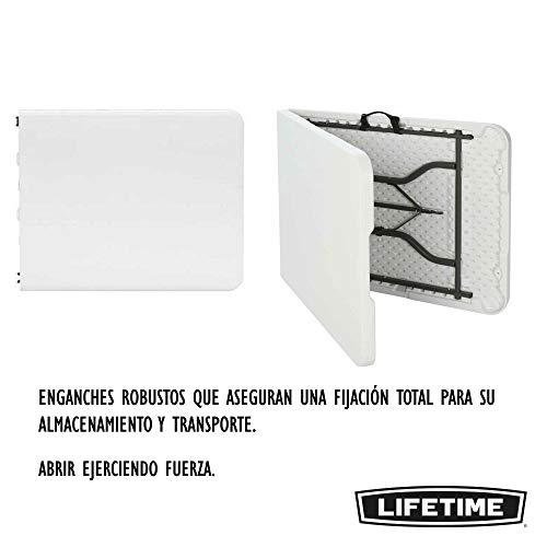 LIFETIME 80471 - Mesa plegable multiusos resistente 184 x 76 x 73,5 cm UV100 LIFETIME 80471 - Mesa plegable multiusos resistente 184 x 76 x 73,5 cm UV100