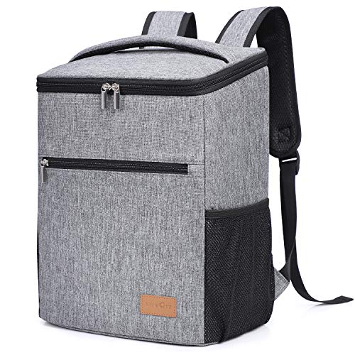 Lifewit Mochila de Refrigeración Bolsa Térmica Porta Alimentos Mochila Grande Suave para la Playa/Picnic/Día de Campo/Barbacoa (Gris) Lifewit Mochila de Refrigeración Bolsa Térmica Porta Alimentos Mochila Grande Suave para la Playa/Picnic/Día de Campo/Barbacoa (Gris)