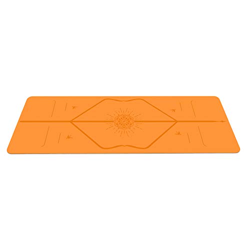 Liforme Esterilla De Yoga Happiness - Mejor Estera De Yoga del Mundo con Sistema De Alineación Patentado - Yoga Mat Ecológica y Completamente Antideslizante - Edición Especial Happiness - Naranja Liforme Esterilla De Yoga Happiness - Mejor Estera De Yoga del Mundo con Sistema De Alineación Patentado - Yoga Mat Ecológica y Completamente Antideslizante - Edición Especial Happiness - Naranja