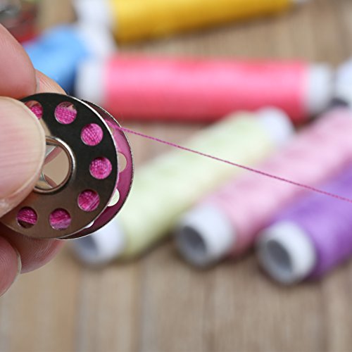 LIHAO 32 Hilos de Coser de Poliéster con 32 Bobinas Metal para Máquina de Coser LIHAO 32 Hilos de Coser de Poliéster con 32 Bobinas Metal para Máquina de Coser
