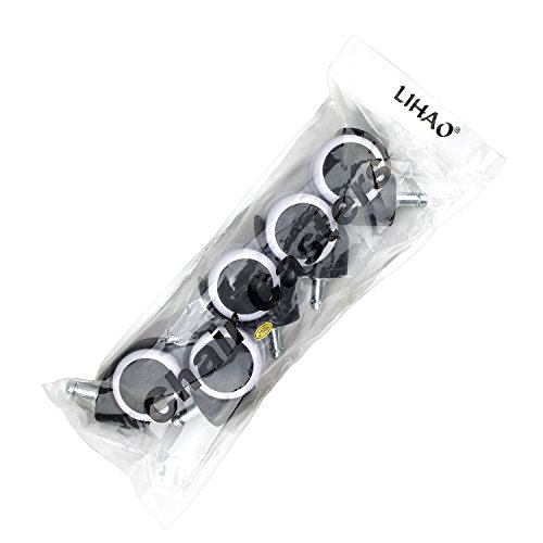LIHAO 5X Ruedas Silla Oficina 10mm/50mm Rueda Silla Giratoria LIHAO 5X Ruedas Silla Oficina 10mm/50mm Rueda Silla Giratoria
