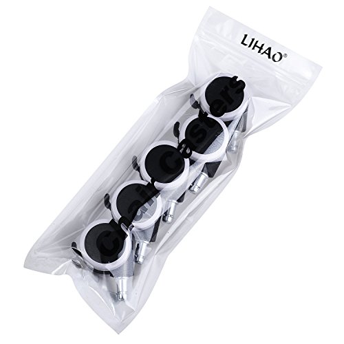 LIHAO 5X Ruedas Silla Oficina Freno Rueda Silla Giratoria 11mm/50mm LIHAO 5X Ruedas Silla Oficina Freno Rueda Silla Giratoria 11mm/50mm