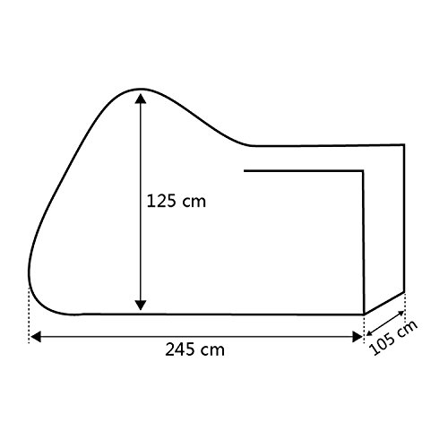 LIHAO Funda Moto 190T Cubierta Impermeable de Motocicleta