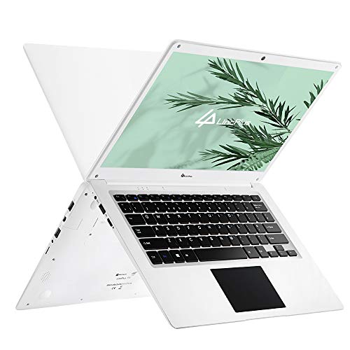 LincPlus P3 Ordenador Portátil 14 Pulgadas Full HD Laptop Intel Celeron Procesador N3350 4GB RAM 64GB de Almacenamiento Windows 10 en Modo S Computadora, Blanca