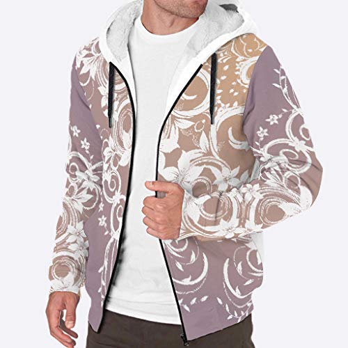 Lind88 Unisex Zip Frontal Caliente Con Capucha Con Forro Niños Multicolor Gradiente Mandela Gráfico Entrenamiento - Mandela Art Algodón Cómodo Otoño Tops para Boss Presente Blanco 3xl