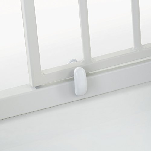 Lindam 051298 Easy Fit Plus Deluxe - Barrera de Seguridad, Blanco, 76 - 82 cm