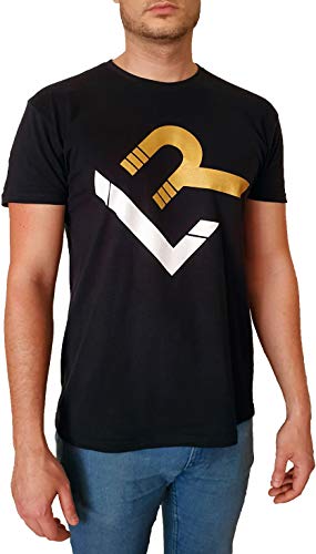 Linea Recta Camiseta Corta LR 2019 (Negra Dorado, 11/12)