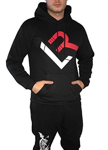 Linea Recta Sudadera Negra LR 2018 con Capucha (L)