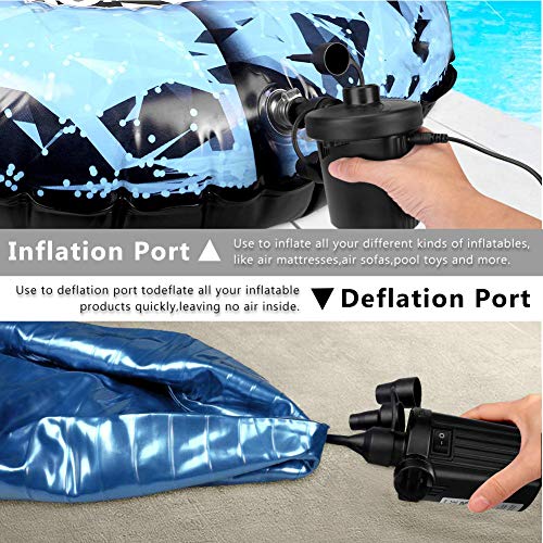 Linkax Bomba de Aire Eléctrica,Inflador Bateria Recargable de llenado Rápido para Inflar/Desinflar,Hinchador Electrico para Colchón Hinchable, Piscinas, Barcos, Juguetes Hinchable o Camping Linkax Bomba de Aire Eléctrica,Inflador Bateria Recargable de llenado Rápido para Inflar/Desinflar,Hinchador Electrico para Colchón Hinchable, Piscinas, Barcos, Juguetes Hinchable o Camping