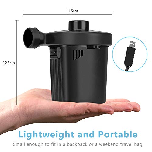 Linkax Bomba de Aire Eléctrica,Inflador Bateria Recargable de llenado Rápido para Inflar/Desinflar,Hinchador Electrico para Colchón Hinchable, Piscinas, Barcos, Juguetes Hinchable o Camping Linkax Bomba de Aire Eléctrica,Inflador Bateria Recargable de llenado Rápido para Inflar/Desinflar,Hinchador Electrico para Colchón Hinchable, Piscinas, Barcos, Juguetes Hinchable o Camping