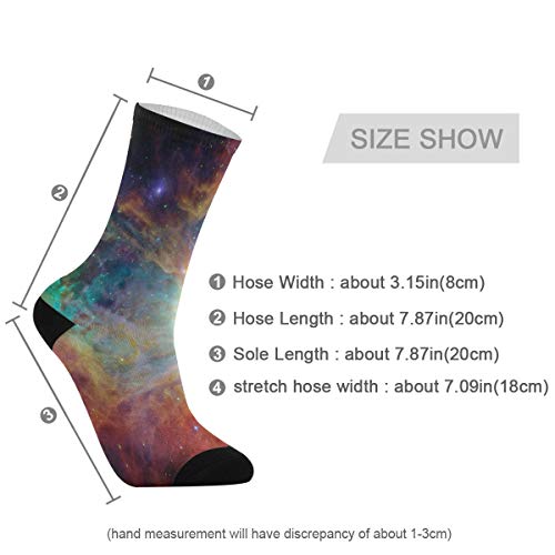 Linomo Galaxis Universum espacio para deportes al aire libre casual ual Crew Calcetines altos tobillos para hombres y mujeres 1 pack multicolor Talla única Linomo Galaxis Universum espacio para deportes al aire libre casual ual Crew Calcetines altos tobillos para hombres y mujeres 1 pack multicolor Talla única