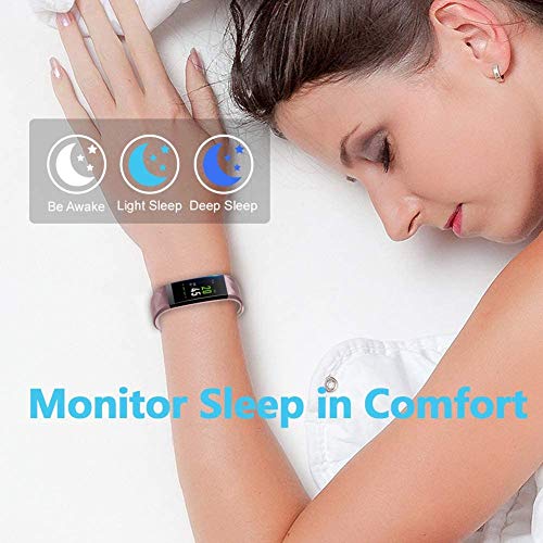 Lintelek Pulsera Inteligente con GPS, Smartwatch Impermeable IP68 para Natación, Pulsera Actividad con Pulsómetro, Podómetro, Monitor de Sueño para Hombre, mujuer y niño