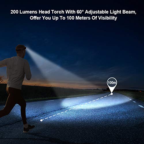 Linterna Frontal LED USB Recargable (2 Piezas), OMERIL Linterna Cabeza Super Brillante, 5 Modos de Luz (Blanco y Rojo), IPX5 Impermeable Frontal LED para Correr, Acampar, Pescar, Ciclismo, Camping Linterna Frontal LED USB Recargable (2 Piezas), OMERIL Linterna Cabeza Super Brillante, 5 Modos de Luz (Blanco y Rojo), IPX5 Impermeable Frontal LED para Correr, Acampar, Pescar, Ciclismo, Camping