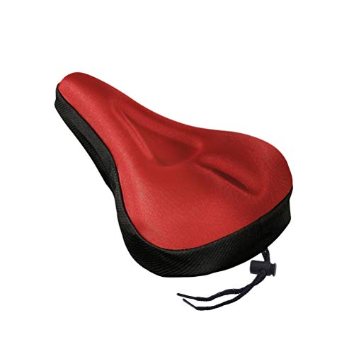 LIOOBO 1pc Cubierta de Asiento de Bicicleta Cómoda Sillín de Bicicleta Suave Protector de Cojín para Mujeres Hombres Se Adapta a Spin Stationary Cruiser Bikes Ciclismo Indoor