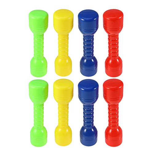 LIOOBO 8 Piezas de Mancuernas de Juguete para niños, Juegos de simulación para niños, Entrenamiento de Gimnasio para Principiantes, Levantamiento de Pesas y Levantamiento de Pesas LIOOBO 8 Piezas de Mancuernas de Juguete para niños, Juegos de simulación para niños, Entrenamiento de Gimnasio para Principiantes, Levantamiento de Pesas y Levantamiento de Pesas