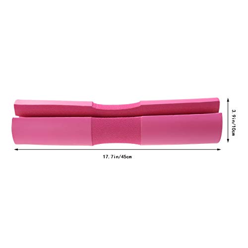 LIOOBO Almohadilla para Barra de Pesas Squats Lunges Hip thrusts protección de Hombros Cuello y Espalda en Sentadillas (Rosa) LIOOBO Almohadilla para Barra de Pesas Squats Lunges Hip thrusts protección de Hombros Cuello y Espalda en Sentadillas (Rosa)