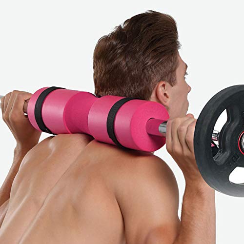 LIOOBO Almohadilla para Barra de Pesas Squats Lunges Hip thrusts protección de Hombros Cuello y Espalda en Sentadillas (Rosa) LIOOBO Almohadilla para Barra de Pesas Squats Lunges Hip thrusts protección de Hombros Cuello y Espalda en Sentadillas (Rosa)