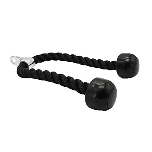 LIOOBO Cuerda de tracción de Doble Agarre Cuerda de tríceps Fuerza de Entrenamiento de Fitness Accesorio de máquina Cuerda de tríceps Cuerda de tracción para Gimnasio en casa