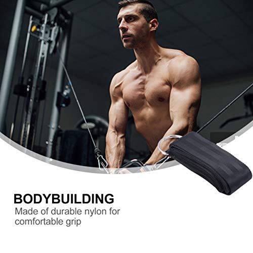 LIOOBO Juego de Cuerdas de Tríceps Cuerda Desplegable Accesorios de Polea de Cable Equipo de Entrenamiento de Fuerza del Brazo para Jalones Laterales Curl de Bíceps Extensiones de LIOOBO Juego de Cuerdas de Tríceps Cuerda Desplegable Accesorios de Polea de Cable Equipo de Entrenamiento de Fuerza del Brazo para Jalones Laterales Curl de Bíceps Extensiones de