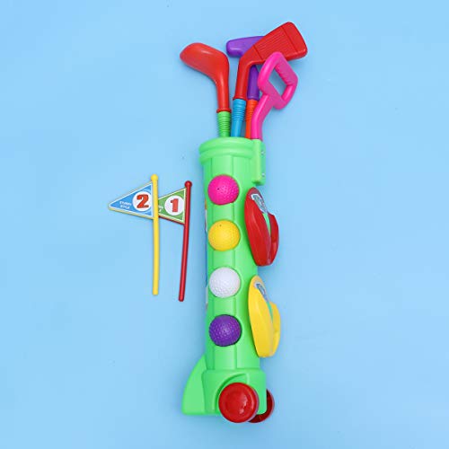 LIOOBO Toys Golf Master Sport Juego de Juguetes para niños para niños Juego de Golf con 3 Bolas, 3 Clubes, 2 Hoyos de práctica, 2 Banderas LIOOBO Toys Golf Master Sport Juego de Juguetes para niños para niños Juego de Golf con 3 Bolas, 3 Clubes, 2 Hoyos de práctica, 2 Banderas