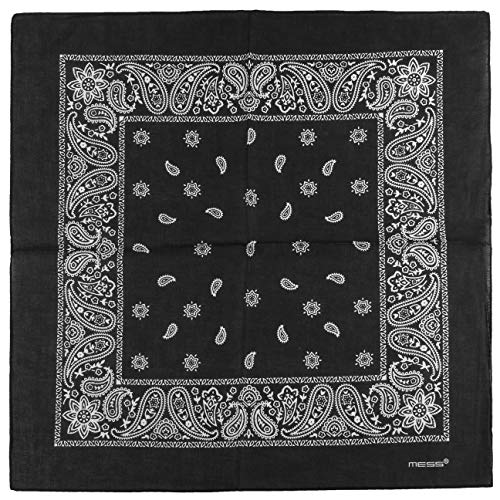 Lipodo Pañuelo Bandana by bandanasbandana (Talla única - Negro)