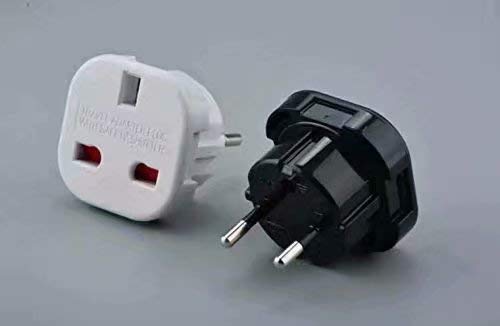Liroyal ADAPTADOR CORRIENTE ENCHUFE UK INGLES REINO UNIDO A EUROPEO REDONDO UE UNIVERSAL Liroyal ADAPTADOR CORRIENTE ENCHUFE UK INGLES REINO UNIDO A EUROPEO REDONDO UE UNIVERSAL