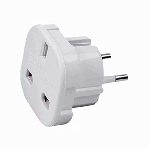 Liroyal ADAPTADOR CORRIENTE ENCHUFE UK INGLES REINO UNIDO A EUROPEO REDONDO UE UNIVERSAL Liroyal ADAPTADOR CORRIENTE ENCHUFE UK INGLES REINO UNIDO A EUROPEO REDONDO UE UNIVERSAL
