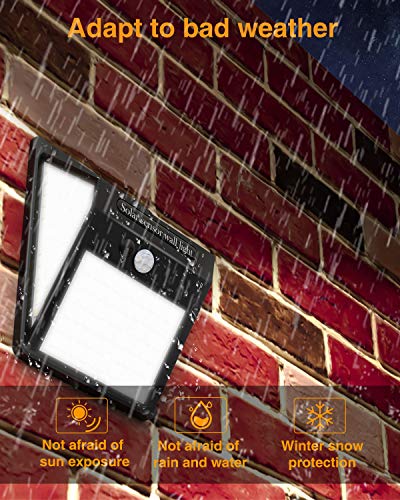 Litogo Luz Solar Exterior 140 LED【4 Pack / 3 Modos】con Sensor de Movimiento, Luces LED Solares Exteriores 270º lluminación Focos Solares Exterior Impermeable Aplique Lampara Solar para Exterior Jardin Litogo Luz Solar Exterior 140 LED【4 Pack / 3 Modos】con Sensor de Movimiento, Luces LED Solares Exteriores 270º lluminación Focos Solares Exterior Impermeable Aplique Lampara Solar para Exterior Jardin