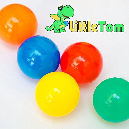 LittleTom 100 Bolas de Color Ø6cm Piscinas de niño Mezcla de 5 Colores LittleTom 100 Bolas de Color Ø6cm Piscinas de niño Mezcla de 5 Colores