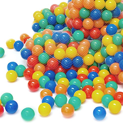 LittleTom 100 Bolas de Color Ø6cm Piscinas de niño Mezcla de 5 Colores