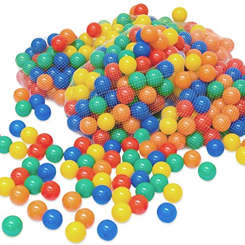 LittleTom 100 Bolas de Color Ø6cm Piscinas de niño Mezcla de 5 Colores