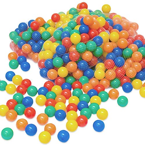LittleTom 100 Bolas de Color Ø6cm Piscinas de niño Mezcla de 5 Colores LittleTom 100 Bolas de Color Ø6cm Piscinas de niño Mezcla de 5 Colores
