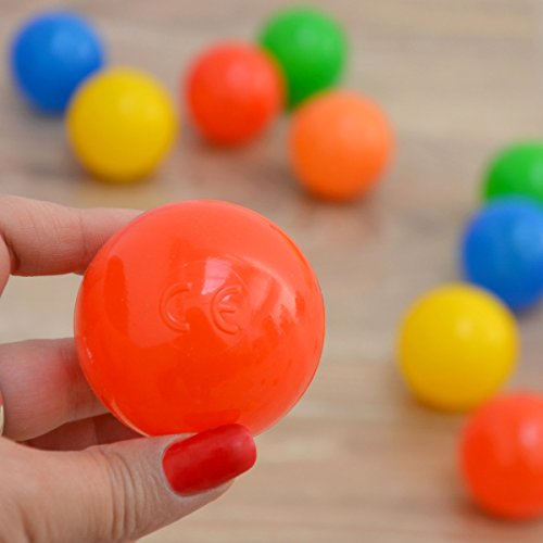 LittleTom 120 Bolas de Colores Ø 5,5cm para llenar Piscinas para niños plástico