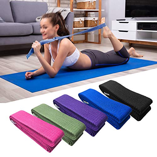 Lixada 3 Piezas Conjunto de Equipo de Yoga, Tapete de Yoga, Bloque de Yoga, Banda Elástica, Bolsa de Práctica para Principiantes de Yoga y Almohadilla de Almacenamiento