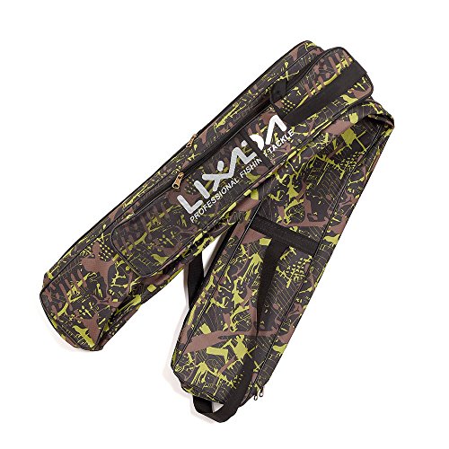 Lixada Bolsa de Pesca Doble Capa Capacidad CaƱa de Pescar Abordar Bolsa 120/150 cm Lixada Bolsa de Pesca Doble Capa Capacidad CaƱa de Pescar Abordar Bolsa 120/150 cm