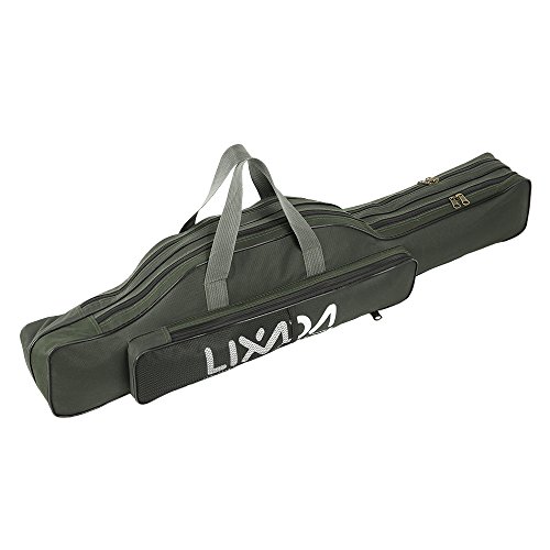Lixada Bolsa de Pesca Plegable PortƔtil CaƱa de Pescar Bolsa de Carrete de Pesca Polo Gear Tackle Bolsa de Viaje (Verde, 100cm) Lixada Bolsa de Pesca Plegable PortƔtil CaƱa de Pescar Bolsa de Carrete de Pesca Polo Gear Tackle Bolsa de Viaje (Verde, 100cm)
